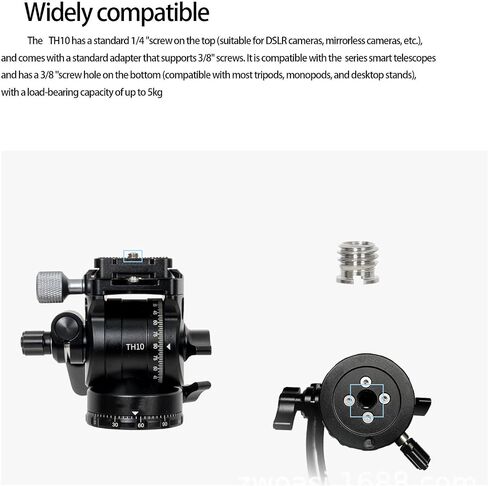 Equatorial Mount Travel Tripod, Lightweight Abs Quick Release Camera Tripod for DSLR & Astronomy in Kuwait