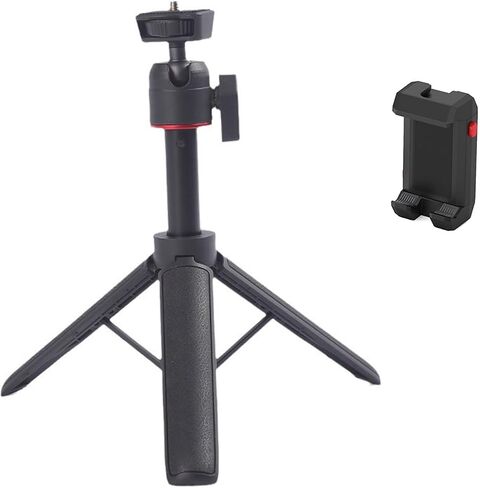 Lightweight Travel Tripod Extendable Stick for Vloggers and Photographers Aluminum Build with Phone Holder Camera Tripod in Kuwait