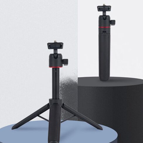Lightweight Travel Tripod Extendable Stick for Vloggers and Photographers Aluminum Build with Phone Holder Camera Tripod in Kuwait