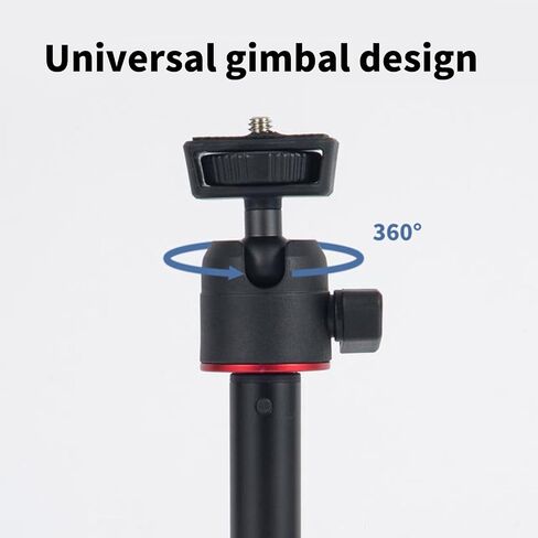 Lightweight Travel Tripod Extendable Stick for Vloggers and Photographers Aluminum Build with Phone Holder Camera Tripod in Kuwait