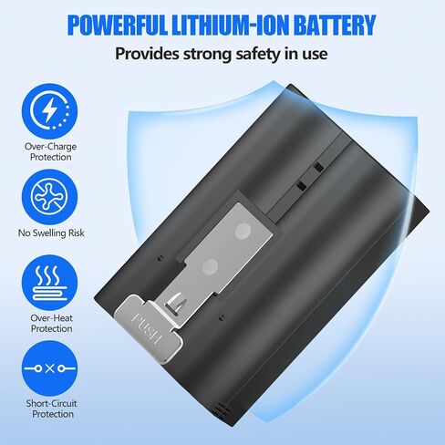 2-Pack 6040mAh Replacement Battery for Ring Doorbell with Type-C | Rechargeable Camera Batteries for Ring Video Doorbell 2/3/4/3plus Spotlight Cam,Stick Up Camera (2nd & 3rd Gen), Peephole Cam in Kuwait