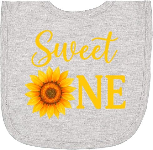 inktastic Sweet 1 Sunflower Newborn Bib in Kuwait