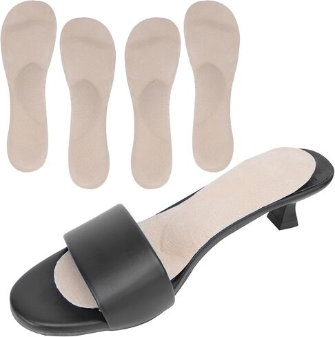 Pigskin High Heel Arch Support Inserts, Leather Sandal Insoles Women | Breathable Pigskin Leather Metarial, 3/4 Invisible, Non-Slip Shoe Inserts, Self-Adhesive, Relief Arch Pain Plantar Fasciitis in Kuwait