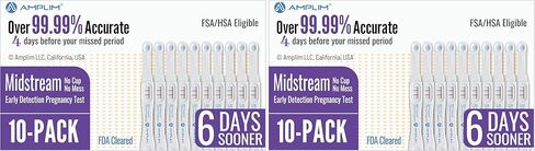HCG Early Detection Pregnancy Test Stick, 15 Pack | 6-Days Sooner, Extra Sensitive 10 MIU/mL, Midstream 2-Sec Easy Home Tests in Saudi Arabia