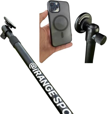@iRangeSports Stick EXT w/MagSafe Compatible Puck - Golf Monopod, Strong Magnetic, Lightweight, Portable Phone & Tablet Stand - Film Steady Video for Golf, Vlogs, Sports, Home, Digital Creators in Kuwait
