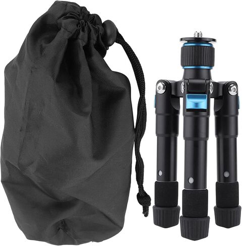 Aluminum Alloy Mini Table Tripod with Adjustable Heights for Camera Streaming Black in Kuwait