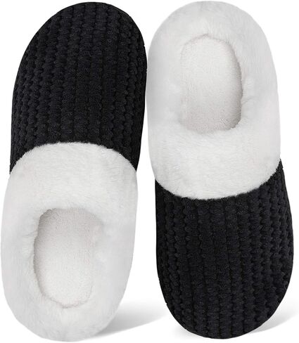 WateLves Women's Slippers Comfort Memory Foam House Slippers Plush Lining Bedroom Shoes for Indoor & Outdoor in Kuwait