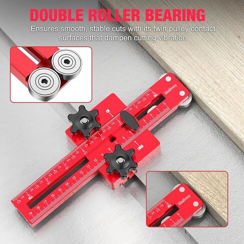 Thin Rip Jig – Table Saw Jig Guide for Repetitive Narrow Thin Strip Cuts, Fast Thin Ripping Guide for Table Saw, Band Saw, Router Table, Fits 3/8" x 3/4" T-Slot in Kuwait
