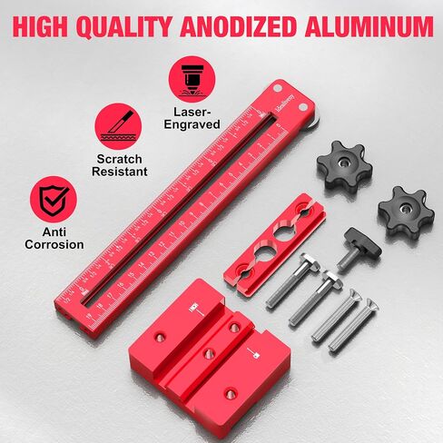 Thin Rip Jig – Table Saw Jig Guide for Repetitive Narrow Thin Strip Cuts, Fast Thin Ripping Guide for Table Saw, Band Saw, Router Table, Fits 3/8" x 3/4" T-Slot in Kuwait