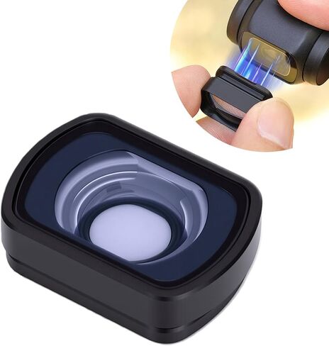 PUSOKEI Magnetic Wide Angle Lens for P ocket 4 Camera, 0.72X Ultra Wide Lens Filter, HD Multi Coated, Optical Glass, Scratch Proof, with Storage Case in Kuwait