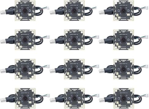 Compatible for HBVCAM IMX179 8MP USB Camera | 8MP USB camera with 100° wide-angle lens.(38MM 12pcs 2M Cable) in Kuwait