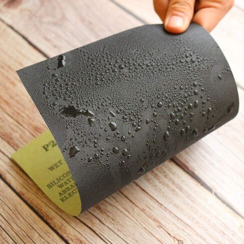 Sandpaper Assortment 600 800 1000 1200 1500 2000 Fine Grit, 30 Sheets Sand Paper Assortment Pack, 9 x 11 Inches Silicon Carbide Wet Dry Sanding Sheet for Wood Furniture, Metal Sanding, Automotive in Kuwait
