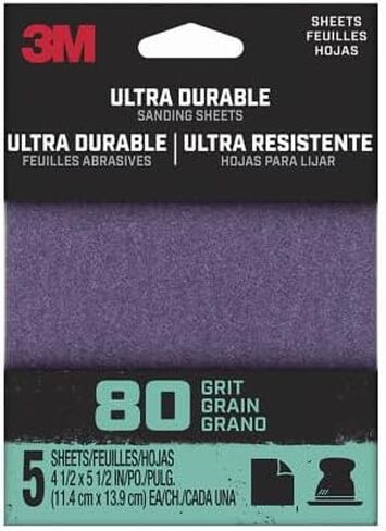 3M CLIP-ON 1/4SHEET 80GRIT in Kuwait