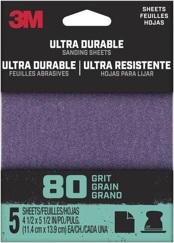 3M CLIP-ON 1/4SHEET 80GRIT in Kuwait