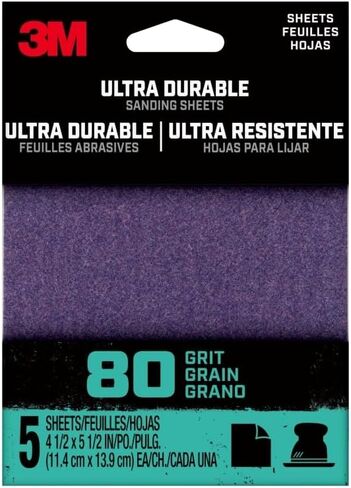 3M CLIP-ON 1/4SHEET 80GRIT in Kuwait