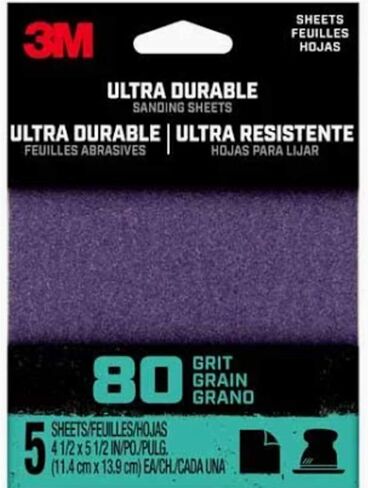 3M CLIP-ON 1/4SHEET 80GRIT in Kuwait