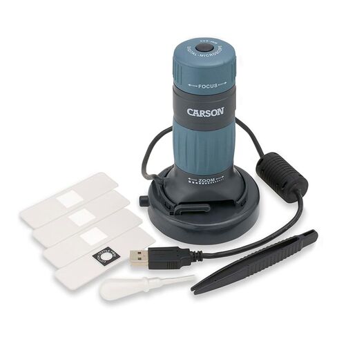 Carson zPix 300 Zoom 90x-480x Power USB Digital Microscope with Integrated Camera and Video Capture (MM-940) in Kuwait