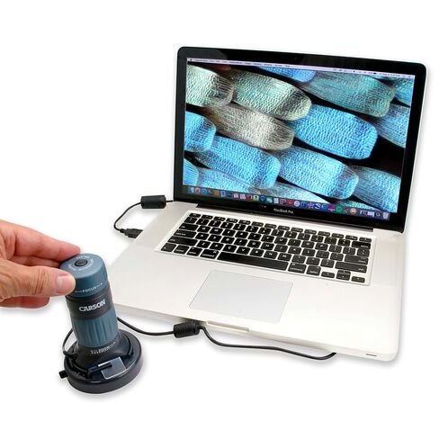 Carson zPix 300 Zoom 90x-480x Power USB Digital Microscope with Integrated Camera and Video Capture (MM-940) in Kuwait