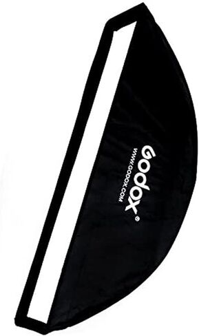 Godox 12"x 47"/30x120cm Strip Softbox Reflector Modifier with Honeycomb Grid Bowens Mount for Photo Strobe Studio Flash Softbox for Godox AD600BM SK400II MS300 AD400Pro VL150 SL150 w/Carrying Bag in Kuwait