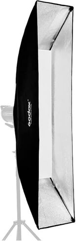 Godox 12"x 47"/30x120cm Strip Softbox Reflector Modifier with Honeycomb Grid Bowens Mount for Photo Strobe Studio Flash Softbox for Godox AD600BM SK400II MS300 AD400Pro VL150 SL150 w/Carrying Bag in Kuwait