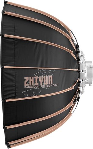 ZHIYUN 25.5inch/65cm/2.1ft Lantern Softbox with Bowens Mount | Professional Video Light Softbox for Photography Studio Video Recording Portraits Molus G200/ B-Series/ X100 X200 Series in Kuwait