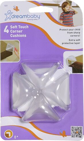 Dreambaby Soft Touch 2-Layer Corner Cushions Furniture Protector - 4 Count - Model L839 in Kuwait