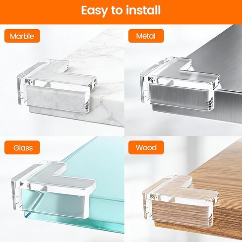 40 Pack Clear Corner Protector for Baby | Baby Proofing,Sharp Edges Guards, Office Classroom Home Furniture, Cabinet Window Bar Counter in Kuwait