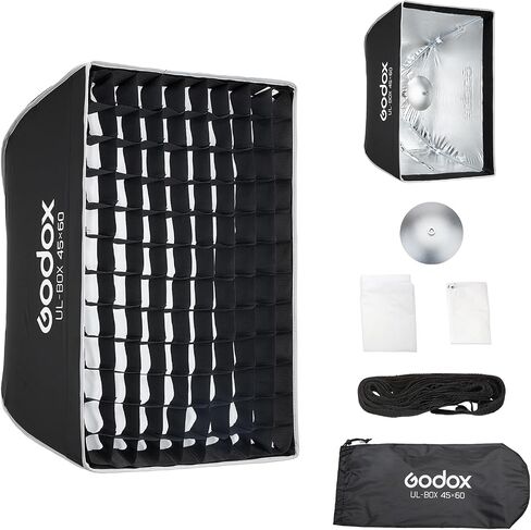 Godox UL 90cm Octagonal Softbox Quick Release Ultra-Fold Beauty Dish with Bowens Mount, 35" 8-Sided Soft Light for Professional Portrait, Fashion & YouTube Photography, Compatible with Godox in Kuwait