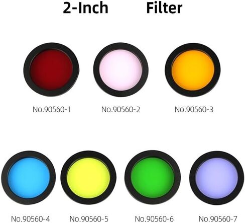Microscope Observation 2 Inch Telescope Filter M48*0.75 Threads Optics for Astronomical Telescopes Lens(No.90560-6) in Kuwait