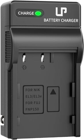 LP EN-EL3e Battery Charger Pack, Replacement for Nikon EN EL3e, EL3, EL3a, MH-18, MH-18a, MH-19, Compatible with Nikon D700, D300s, D300, D200, D100, D90, D80, D70s, D70, D50, MB-D200, MB-D10 & More in Saudi Arabia