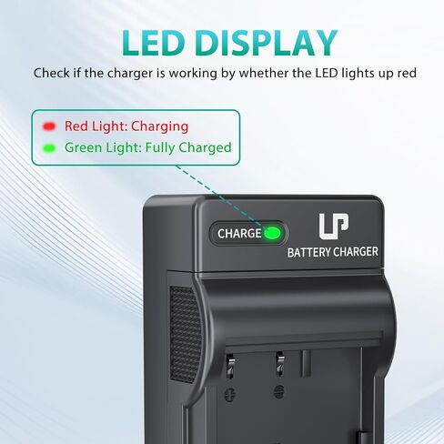 LP EN-EL3e Battery Charger Pack, Replacement for Nikon EN EL3e, EL3, EL3a, MH-18, MH-18a, MH-19, Compatible with Nikon D700, D300s, D300, D200, D100, D90, D80, D70s, D70, D50, MB-D200, MB-D10 & More in Saudi Arabia