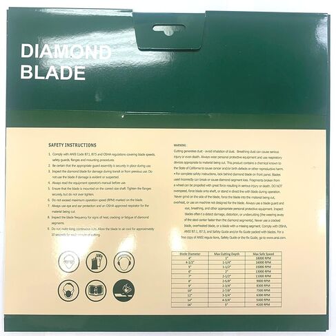 (5 Pack) VTXMax 14 inch Dry or Wet Cutting General Purpose Segmented High Speed Diamond Saw Blades for Concrete Stone Brick Masonry (14" - 5 pcs) in Kuwait