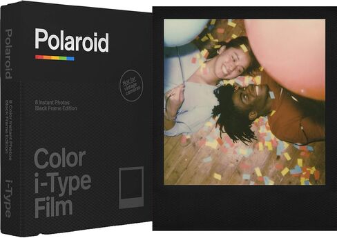 Polaroid Color Glossy Instant Film Black Frame Edition for Polaroid I-Type OneStep2, Now, Lab Cameras - 2-Pack in Kuwait