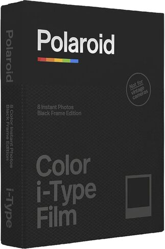 Polaroid Color Glossy Instant Film Black Frame Edition for Polaroid I-Type OneStep2, Now, Lab Cameras - 2-Pack in Kuwait