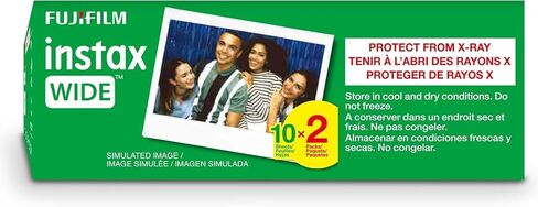 Fujifilm Instax Wide Instant Film Twin Pack - 3 Wide Pack (60 Sheets) in Kuwait