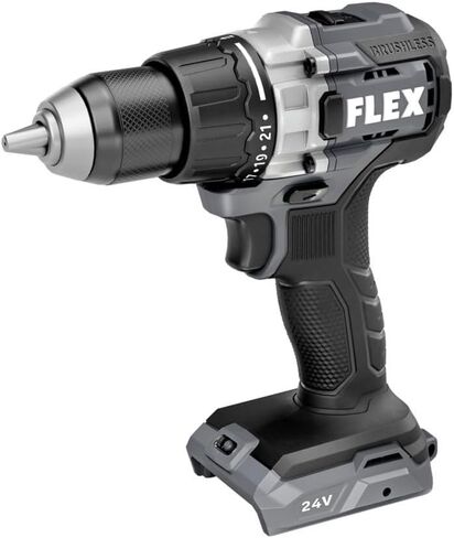 FLEX 24V Brushless Cordless 1/2-Inch 650 In-Lbs Torque 2-Speed Compact Drill Driver Kit with 2.5Ah Lithium Battery and 160W Fast Charger - FX1131-1A in Kuwait