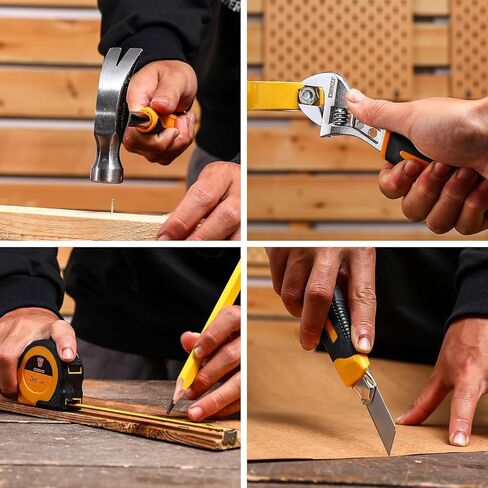 Power Drill Tool Set Kit: DEKOPRO Cordless Drill Tool Box with 12V Battery Electric Drill Driver for Home Hand Repair Power Tools Sets Drills Case in Kuwait