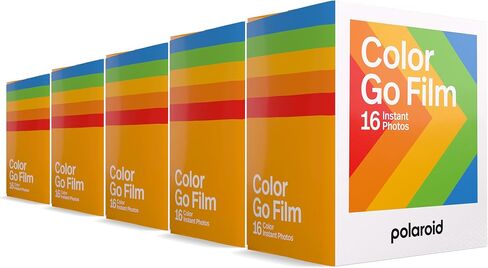 Polaroid Go Color Film - 80 Photos - 5 Double Packs Bulk Film (6205) - Only Compatible with Polaroid Go Camera in Kuwait