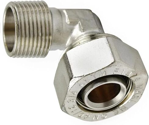 Replace parts RapidAir MaxLINE 90 Degree Elbow Fitting 3/4 Tubing x 3/4" Male NPT maxline rapidair Air M8088 in Kuwait