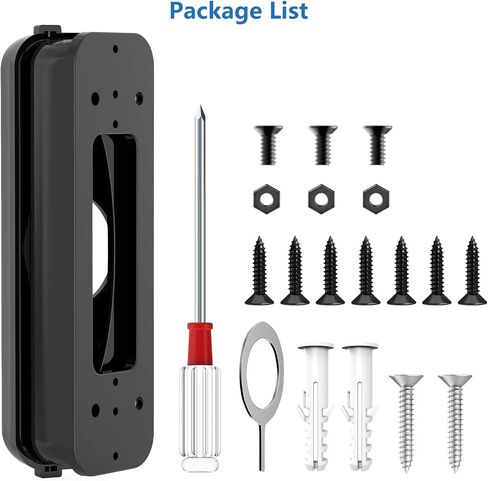 Ring Doorbell Angle Mount for Ring Doorbell (Newest Model), Widen View Kit | For Ring Battery Doorbell/Pro/Plus(2nd Gen)& Ring Wired Doorbell 2nd/Plus 2nd/Pro 3rd, 35-55° Adjustable Corner Mount in Kuwait