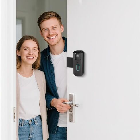 Anti-Theft Doorbell Mount for Blink Doorbell Camera No-Drill Door Mount | No Block Sensor & Night Vision Blink Video Doorbell Accessories for Home Rentals Office , Not for Security Door in Kuwait