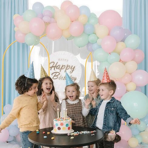 Toodour Arch Backdrop Stand 7.2FT, 6FT Set of 2 Gold Metal Wedding Balloon Arch Stand for Birthday Anniversary Graduation Ceremony Opening Ceremonies Christmas New Year Garden Decorations in Kuwait
