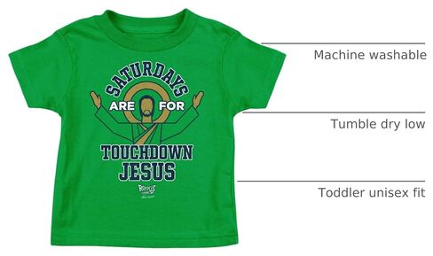 Smack Apparel Saturdays Toddler Tee for Notre Dame College Fans (2T-7T) in Saudi Arabia