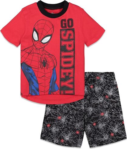 Marvel Boys' 2-Piece T-Shirt and Shorts Set Toddler to Big Kid in Kuwait