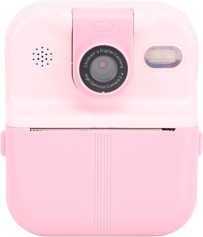 Camera Instant Print, Selfie Digital Camera with Print Paper, 1080P 2.4 Inch Screen Portable Travel Video Camera with Music Games, 1000mAh Battery, for Boys Girls Kids Age in Kuwait