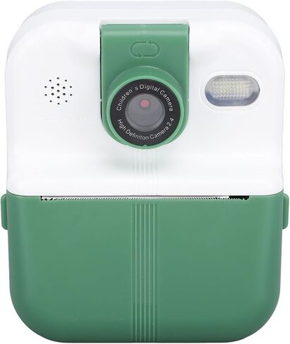 Camera Instant Print, Selfie Digital Camera with Print Paper, 1080P 2.4 Inch Screen Portable Travel Video Camera with Music Games, 1000mAh Battery, for Boys Girls Kids Age in Saudi Arabia