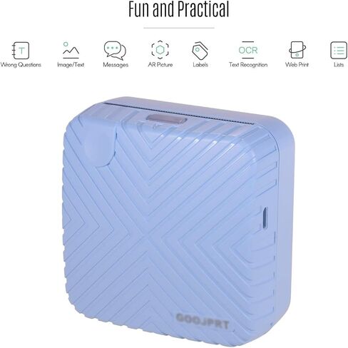 P6 Pocket Mini Photo Printer Portable BT Thermal Receipt Label Sticker Memo AR Picture Gifts(E) in Kuwait