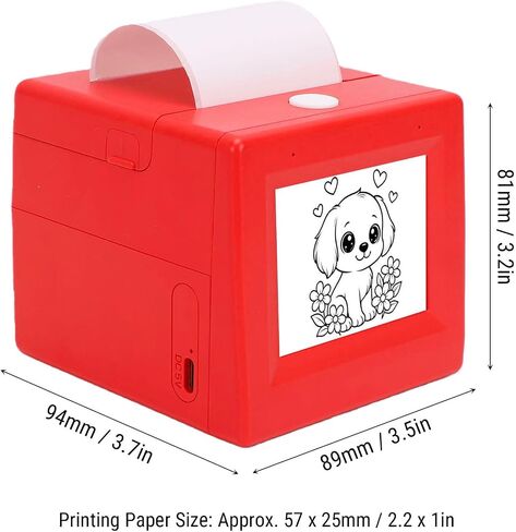 GOWENIC Intelligent Sticker Printer, AI Voice to Image Long Battery Life Thermal Sticker Maker with HD Display for Diaries Photos Home Study DIY Projects in Kuwait