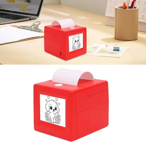 GOWENIC Intelligent Sticker Printer, AI Voice to Image Long Battery Life Thermal Sticker Maker with HD Display for Diaries Photos Home Study DIY Projects in Kuwait
