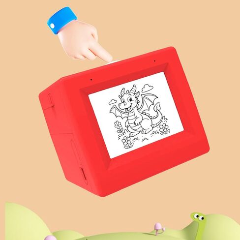 GOWENIC Intelligent Sticker Printer, AI Voice to Image Long Battery Life Thermal Sticker Maker with HD Display for Diaries Photos Home Study DIY Projects in Kuwait